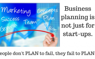 Business planning is for all businesses, not just for start-ups.