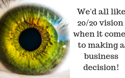 We’d all like 20/20 vision for making business decisions