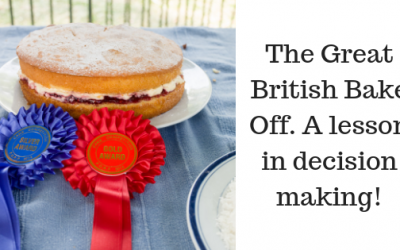 The Great British Bake Off. A lesson in decision making.