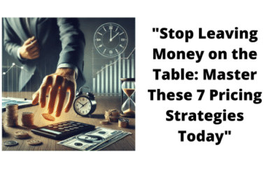 “Master Pricing Strategies. 7 Expert Techniques to Increase Sales and Keep Customers Happy”