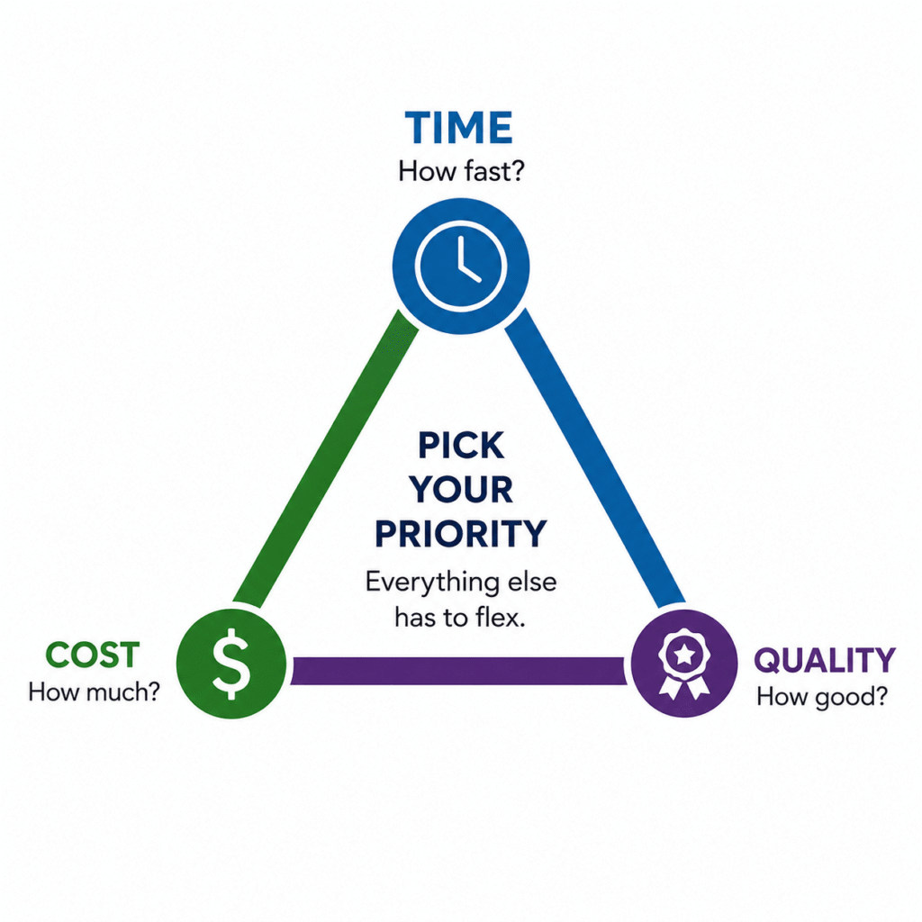 Project management Triangle